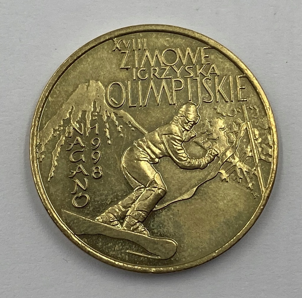 Moneta 2 zł 1998 r. Zimowe Igrzyska Olimpijskie
