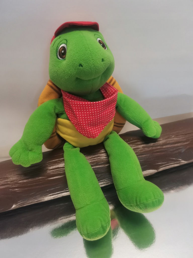 Zielony Żółw Franklin unikatowa maskotka 40cm