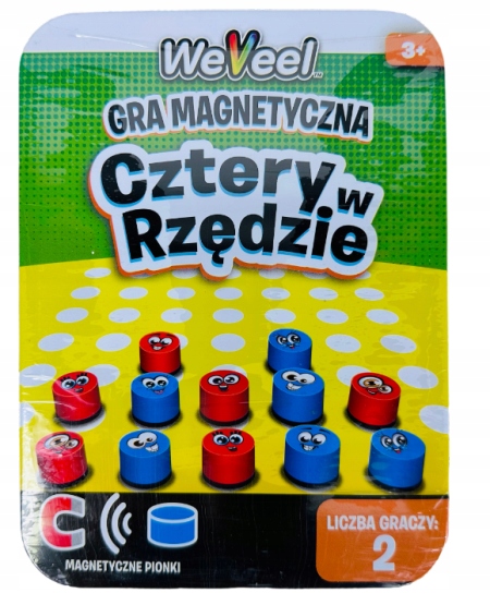 PODRÓŻNA GRA MAGNETYCZNA W CZTERY W RZĘDZIE PA890