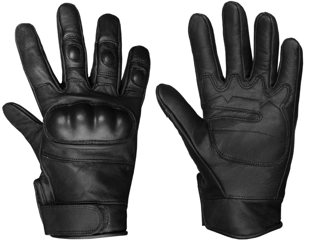 Rękawice rękawiczki taktyczne Mil-Tec Tactical CQB WZMACNIANE Czarne M