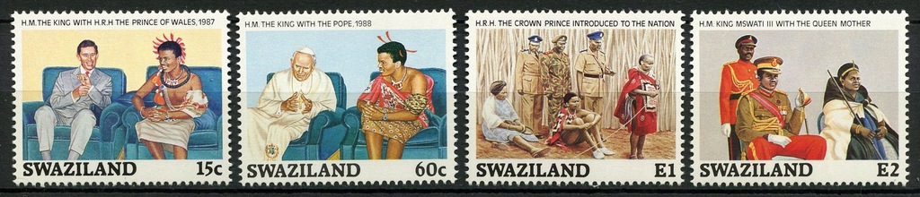 Swaziland ** 556-59 Jan Paweł II