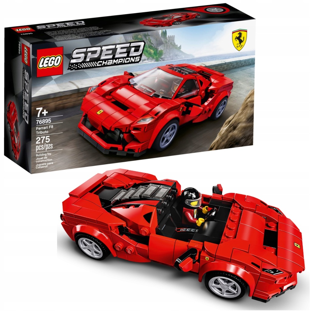 OUTLET LEGO Speed Champions Ferrari F8 Tributo 76895 USZKODZONE OPAKOWANIE