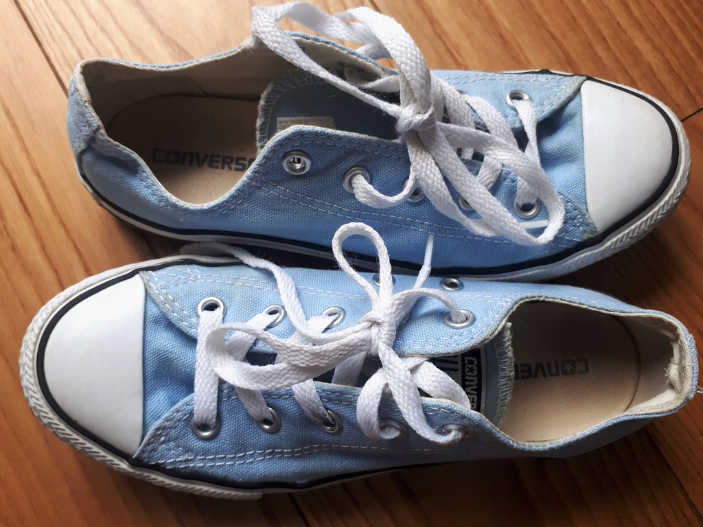 Trampki Converse błękitne, roz. 34 (21 cm) 8141442799 Trampki Converse błękitne, roz. 34 (21 cm) 8141442799
