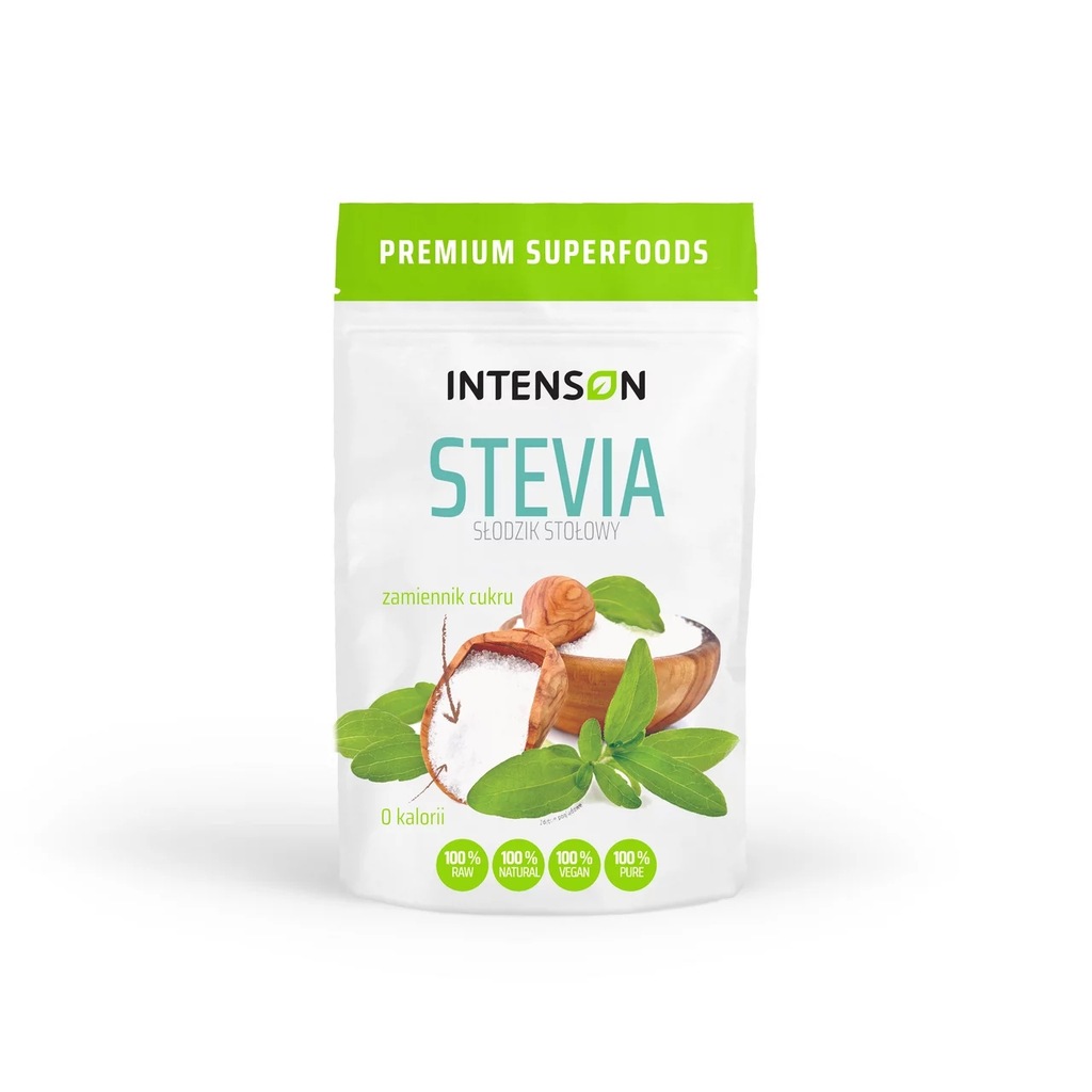 Stevia w kryształkach - 250g - Intenson