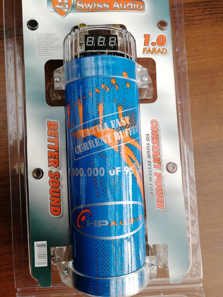 KONDENSATOR SAMOCHODOWY GM-12 CAR AUDIO