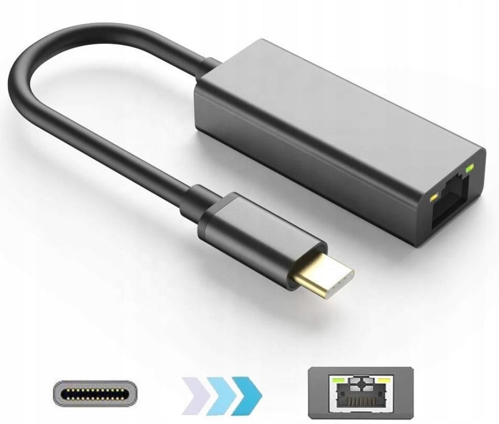 Купить АДАПТЕР USB-C LAN ETHERNET RJ45 GIGABIT 1000 Мбит/с: отзывы, фото, характеристики в интерне-магазине Aredi.ru