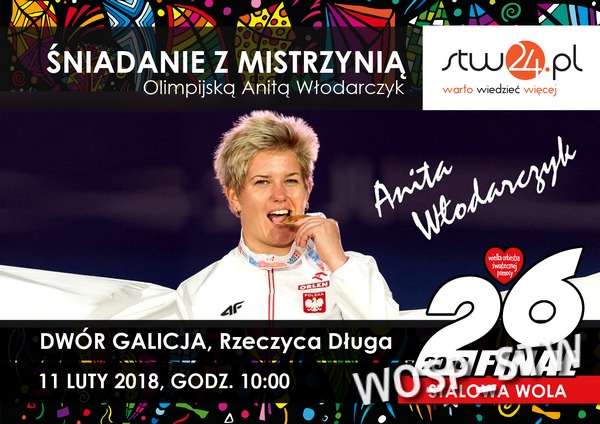 Śniadanie z mistrzynią olimpijską Anitą Włodarczyk