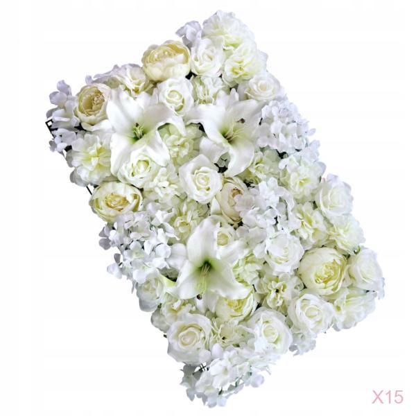 Pack of 15pcs Artificial flower panel Panels Rose