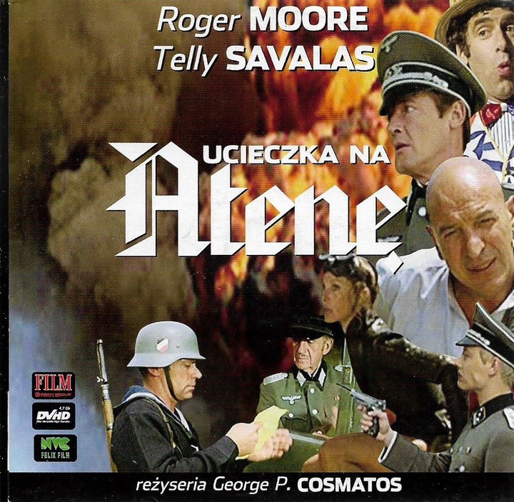 UCIECZKA NA ATENĘ R. Moore T. Savalas DVHD FOLIA