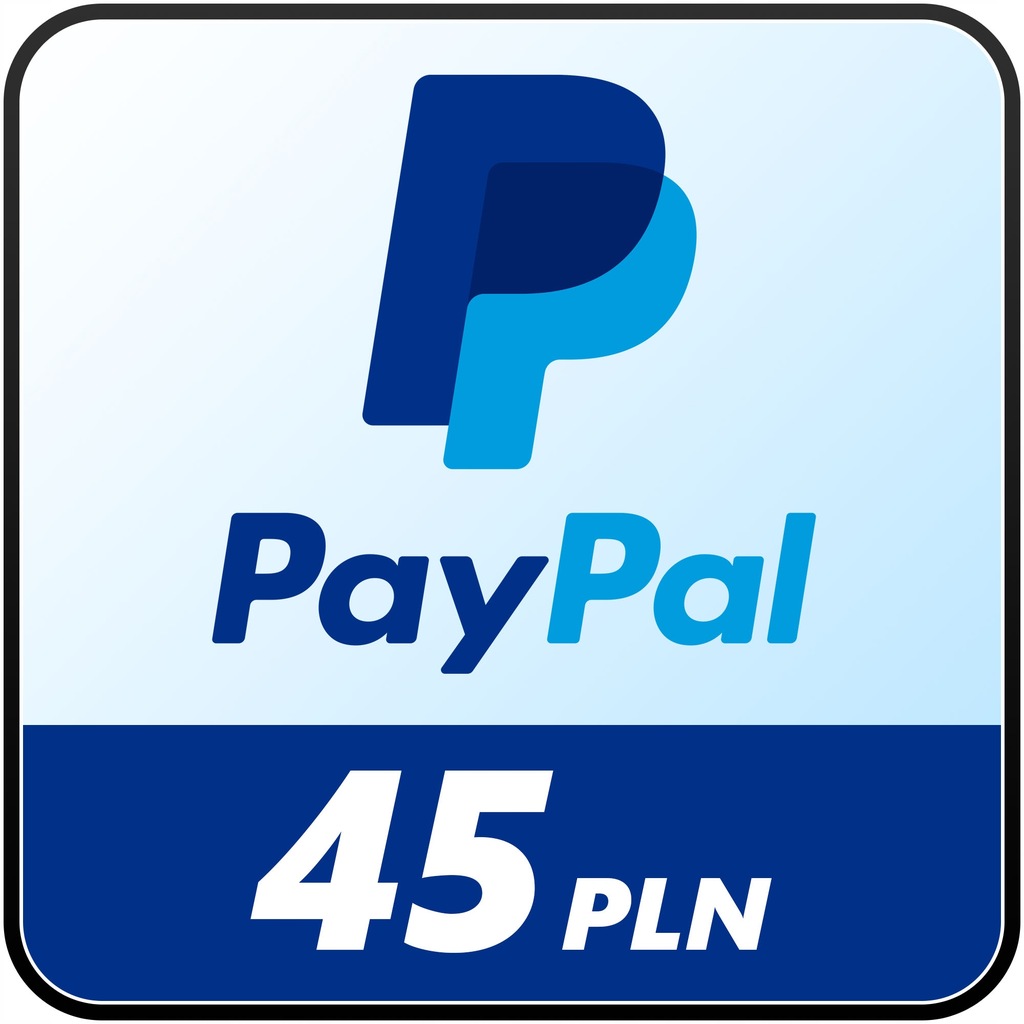 PayPal 45 zł - Doładowanie