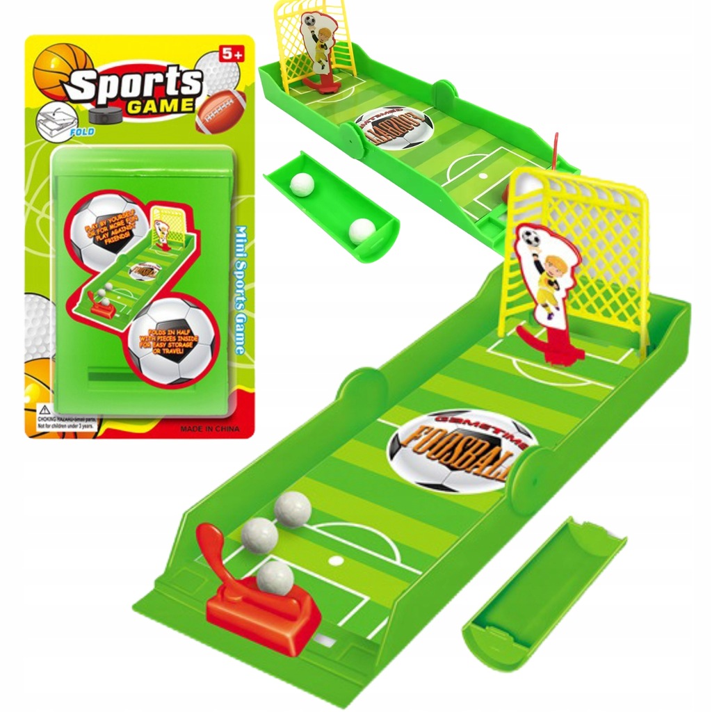 Mini Piłka Nożna Zestaw Do Gry Boisko Piłki Wyrzutnia Gra Zręcznościowa