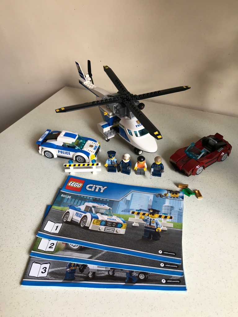 LEGO CITY 60138 SZYBKI PO??CIG + instrukcja - 11208323154 - oficjalne archiwum Allegro