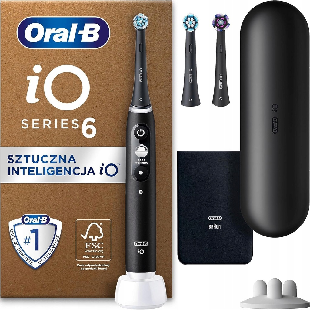 Oral-B iO 6 Czarna szczoteczka elektryczna