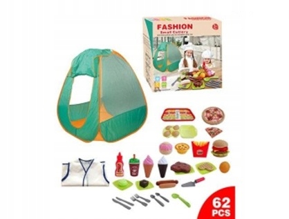 Namiot campingowy dla dzieci z akcesoriami 62 elementy