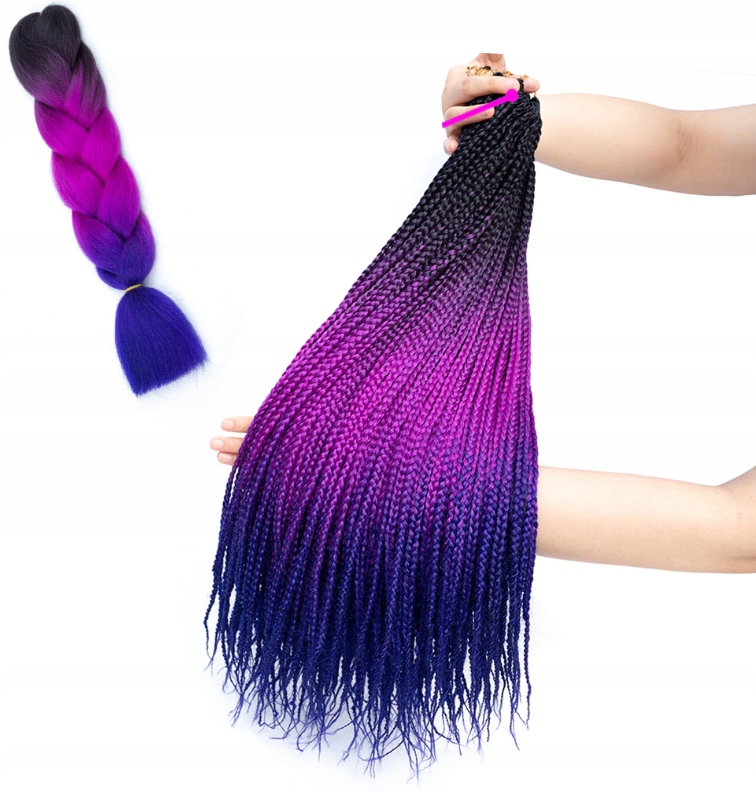 Купить Синтетические волосы с разноцветными косами: отзывы, фото, характеристики в интерне-магазине Aredi.ru