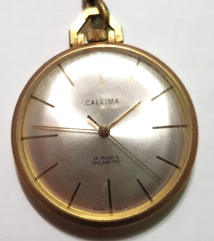 17 Rubis Oriosa Swiss 17 Jewels Incabloc Taschenuhr STARY ZEGAREK