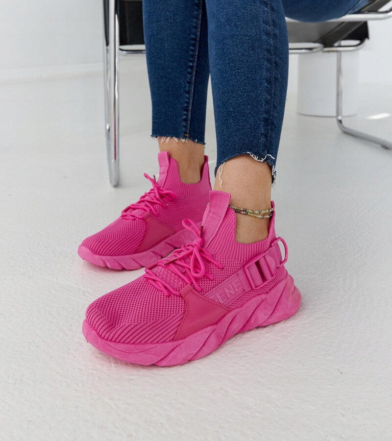 Ciemnoróżowe lekkie sneakersy sportowe Faruz 28126 rozmiar 37