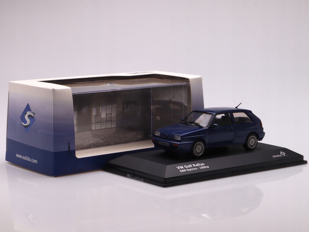 Volkswagen Golf Rally - 1989, blue pearl 1989 Solido 1:43