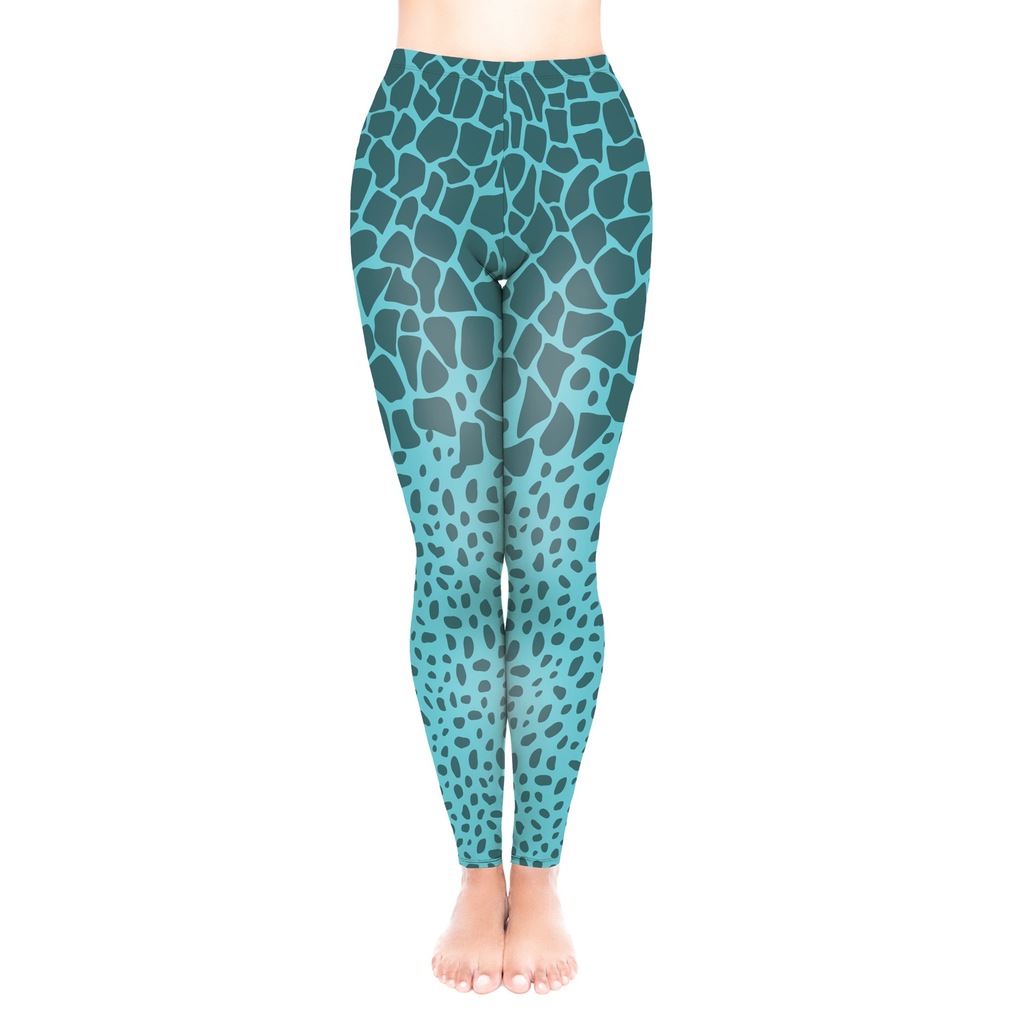 Leginsy Legginsy damskie getry print fitness anima