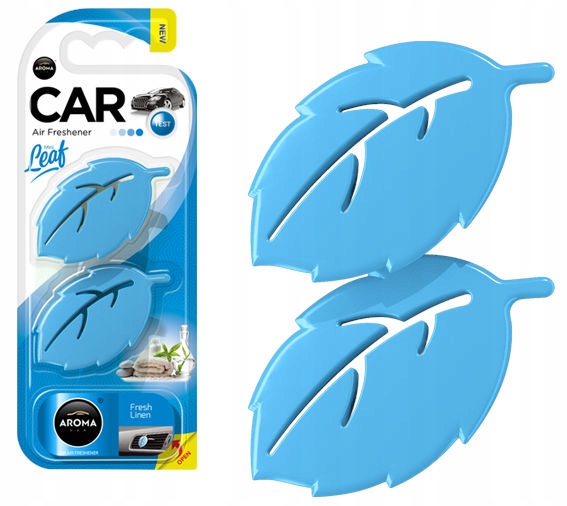 Odświeżacz powietrza AROMA CAR LEAF 3D -FRESHLINEN