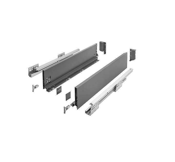 Szuflada AXISPRO 450mm antracyt - średnia H116