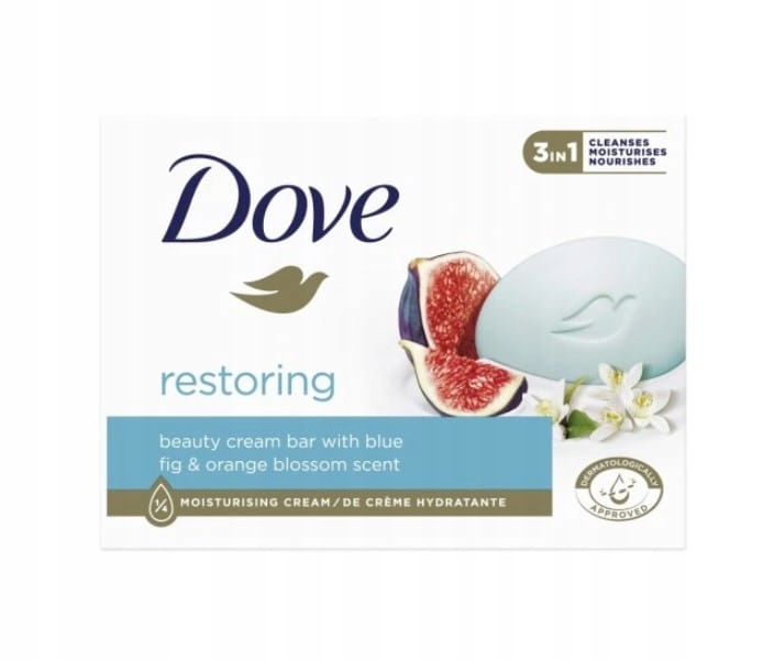Dove Kremowe mydło w kostce Restoring 90g
