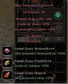 Metin2 PL Jawa Miecz Dwunastu Duchów+9 10LUD BCM