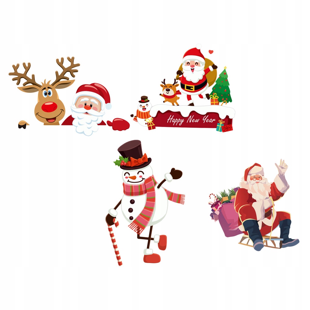 Wall Sticker Christmas Window Decals