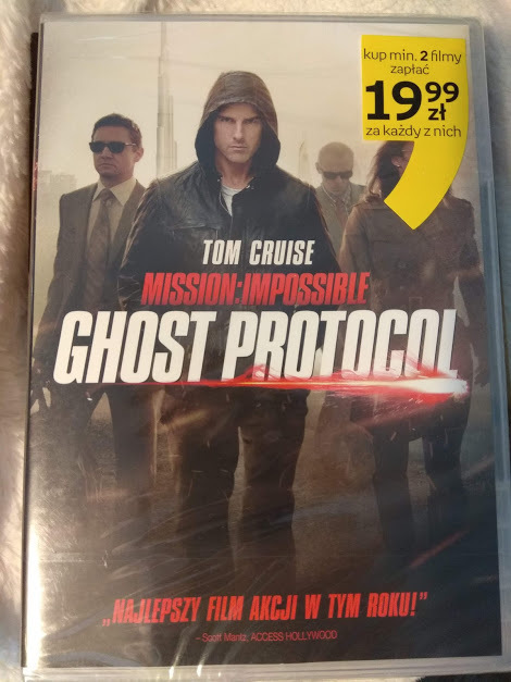 Mission Impossible Ghost Protocol DVD