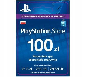 PlayStation 100 zł PSN Store Kod !