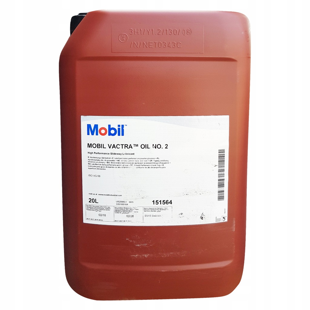 Mobil Vactra Number 1 20L Oil Store