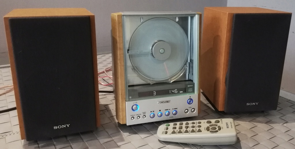 Sony CMTEX1 mikro wieża stereo. Pilot, instrukcja 8736941252