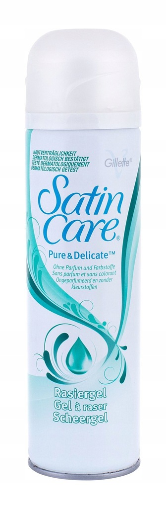 Gillette Satin Care Pure & Delicate Żel 200ml