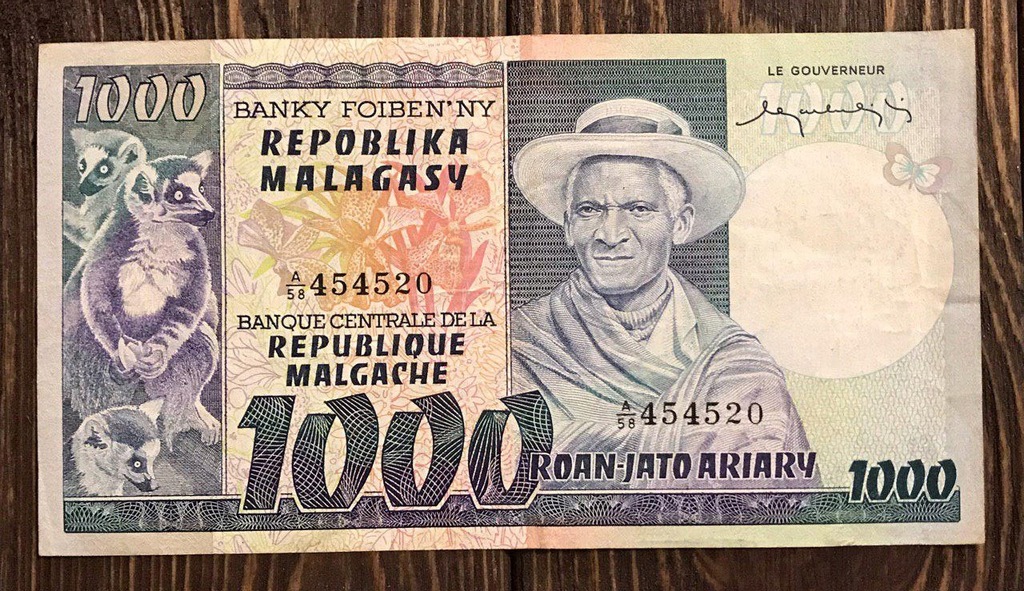 Madagaskar 1000 ARIARY