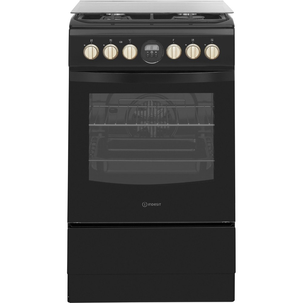 INDESIT Cooker IS5G8CHB/PO Hob type Gas, Oven type