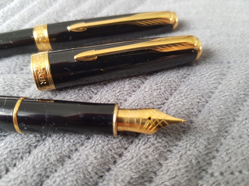 Pióro wieczne i długopis Parker Sonnet Black GT