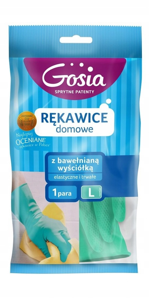 GOSIA RĘKAWICE DOMOWE Z BAWEŁNIANĄ WYŚC. L 5003