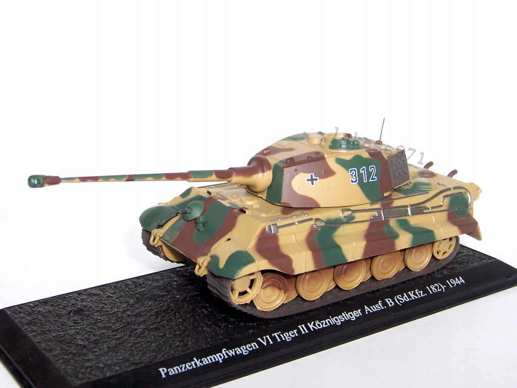 Tiger II Königstiger Pzkpfw.VI Sd.Kfz 182 / NOWY / 1:72 / CZOŁGI
