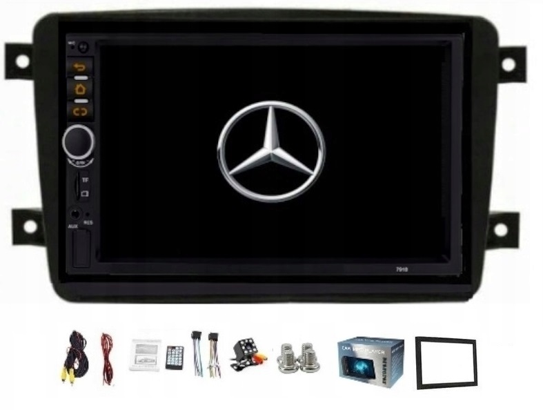 RADIO 2 DIN MERCEDES W203 ANDROID AUTO CARPLAY
