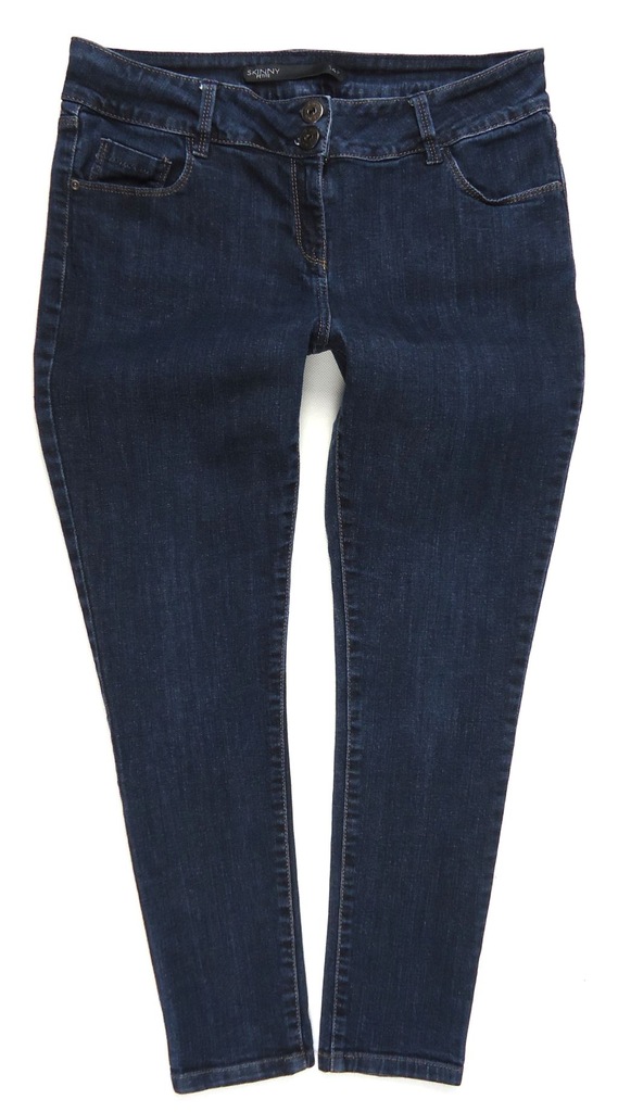 NEXT jeansy rurki SKINNY przetarcia 42/44