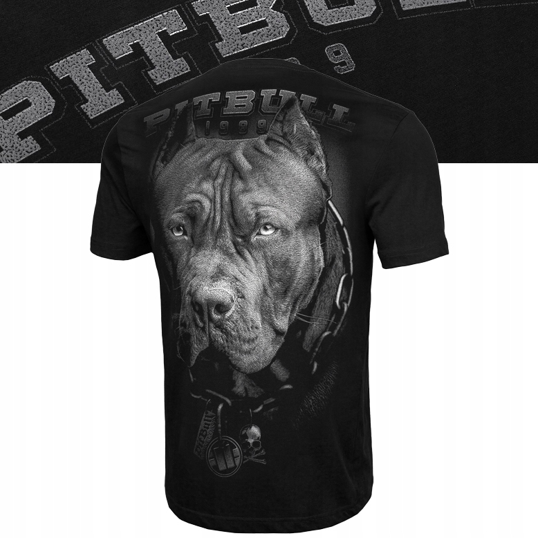 Męska Koszulka Pitbull Bawełniana Sportowa Born in 1989
