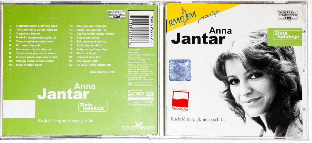 Anna Jantar Radosc Najpiekniejszych Lat Tekst ANNA JANTAR = RADOŚĆ NAJPIĘKNIEJSZYCH LAT = ZK - 11116084020