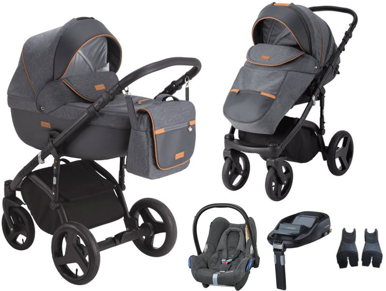 ADAMEX MASSIMO 4W1 MAXICOSI CABRIOFIX + FAMILYFIX