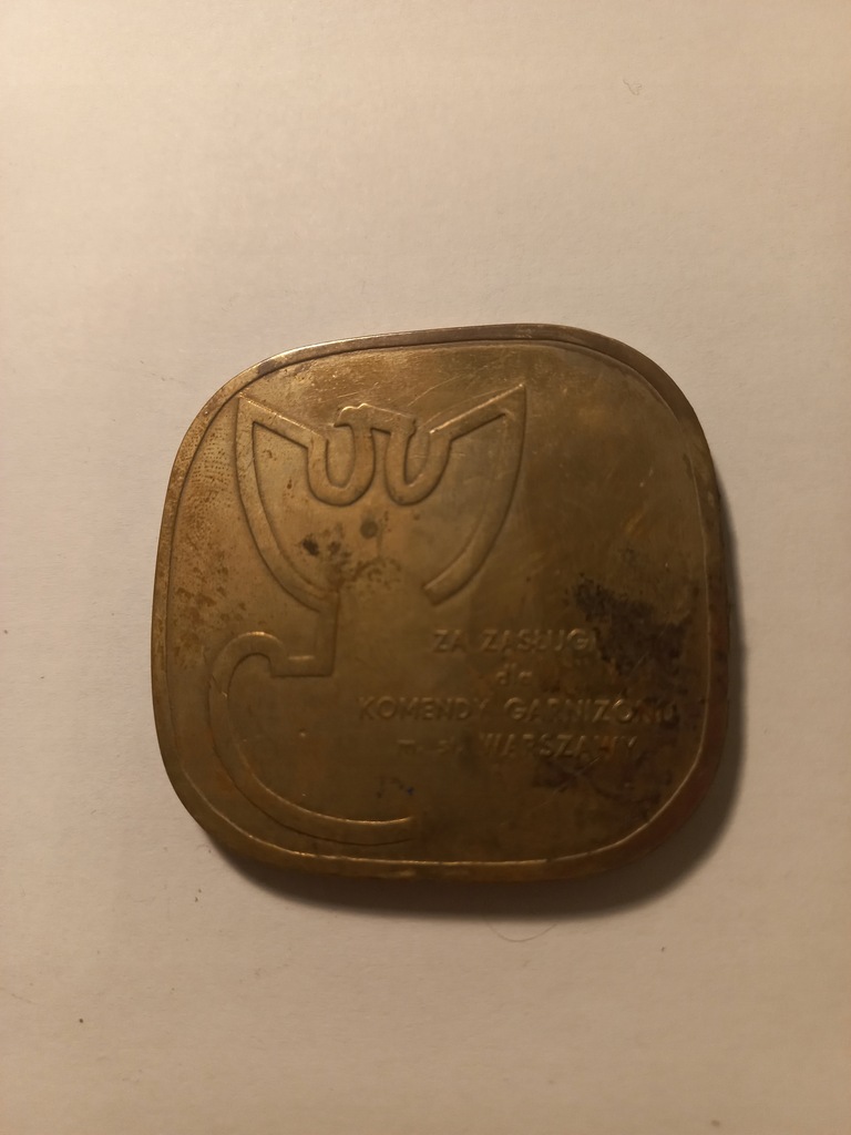 medal ZA ZASŁUGI DLA KOMENDY GARNIZONU WARSZAWA