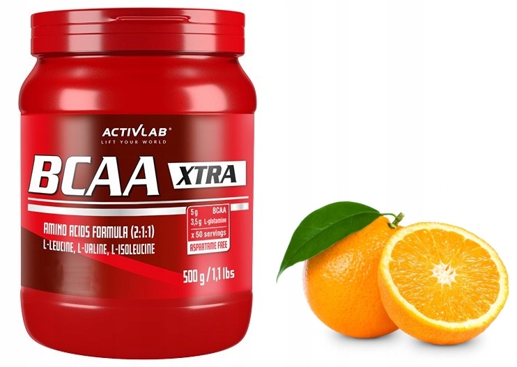 ACTIVLAB BCAA XTRA 500g GLUTAMINA LEUCYNA AMINO