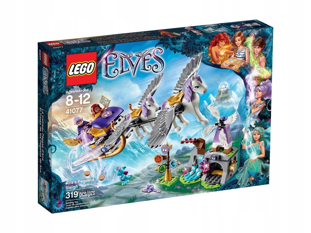 Klocki LEGO Elves Sanie pegaza Airy 41077 NOWE