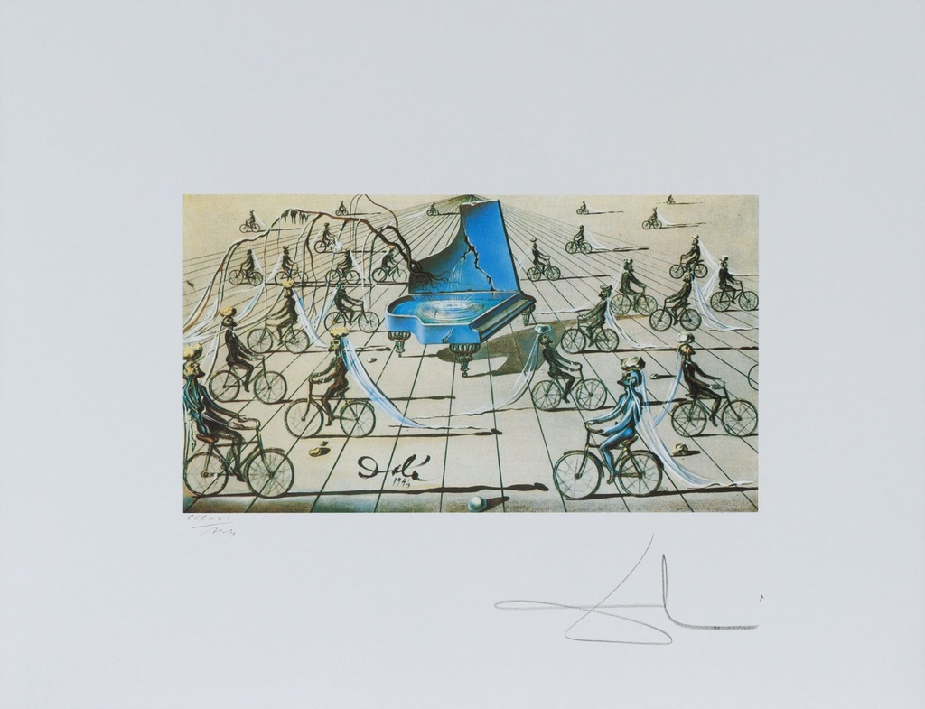 Salvador DALI (1904 - 1989) - "Badanie sentymentalnej rozmowy"
