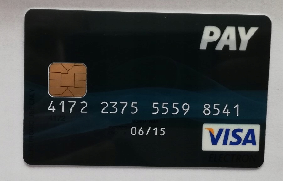 Karta PAY VISA - bankomatowa