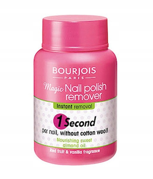 BOURJOIS Paris 1 Second Zmywacz do paznokci 75ml