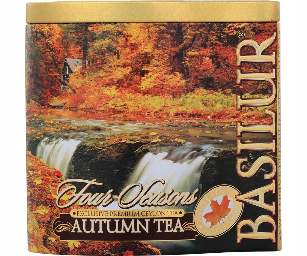 Herbata czarna BASILUR AUTUMN TEA liście JESIENNA puszka KLONOWA - 100 g